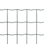Voir la diapositive 2 : VIDAXL Cloture Euro Acier 10 x 1,7 m Vert