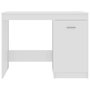 Voir la diapositive 4 : VIDAXL Bureau Blanc brillant 100x50x76 cm Bois d'ingenierie