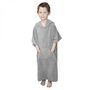Voir la diapositive 4 : VIVEZEN Serviette poncho de bain ou de plage avec poche - Enfant