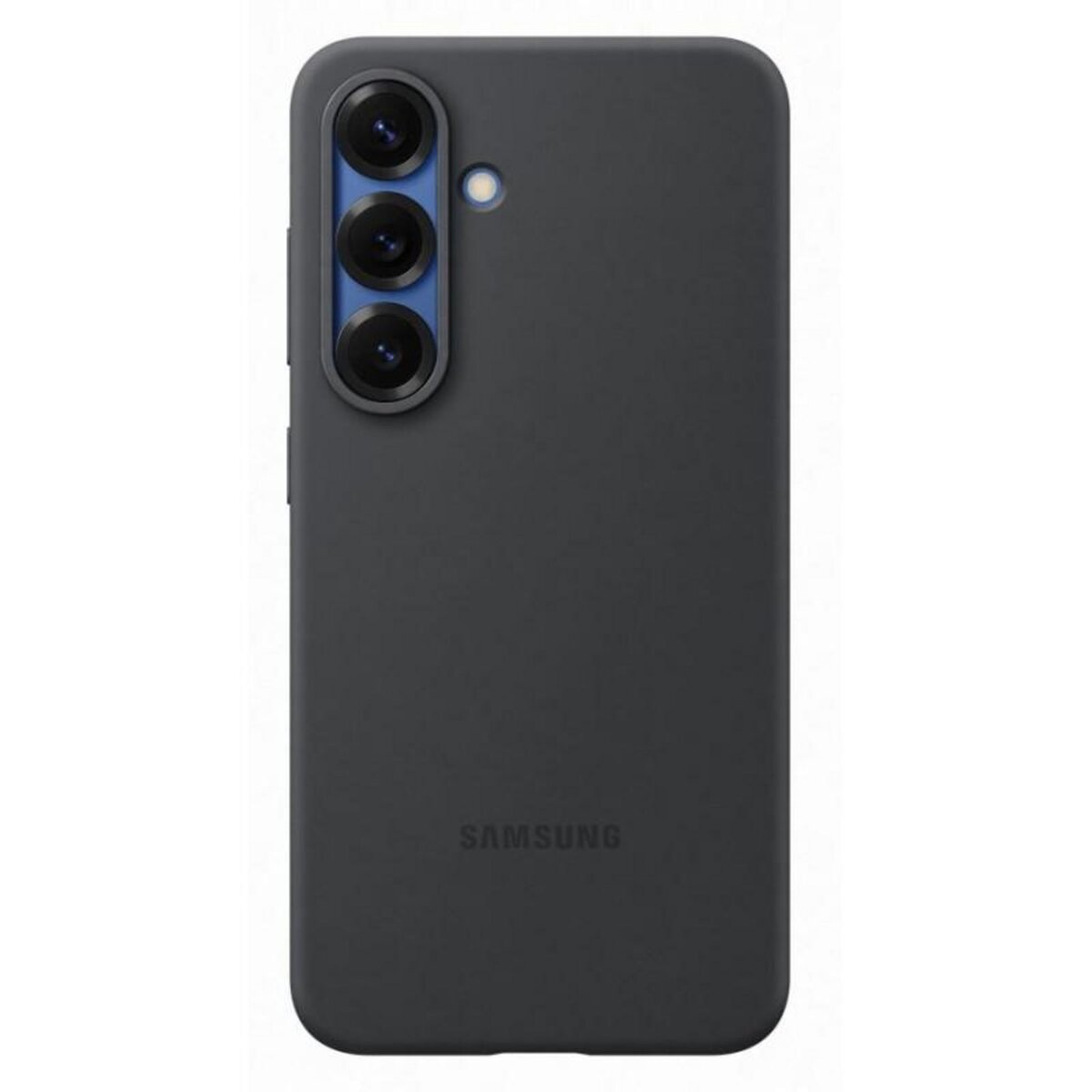 Samsung Coque en silicone pour Samsung Galaxy S25 Noir