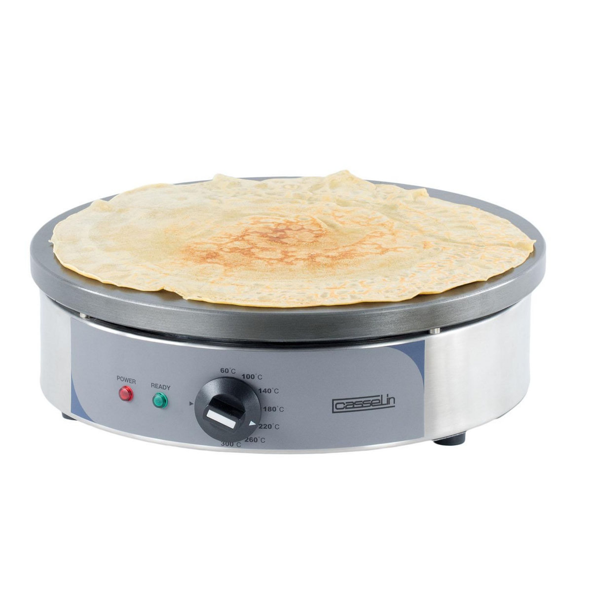 Casselin Crêpière ronde 2200w 35cm inox - ccr35e