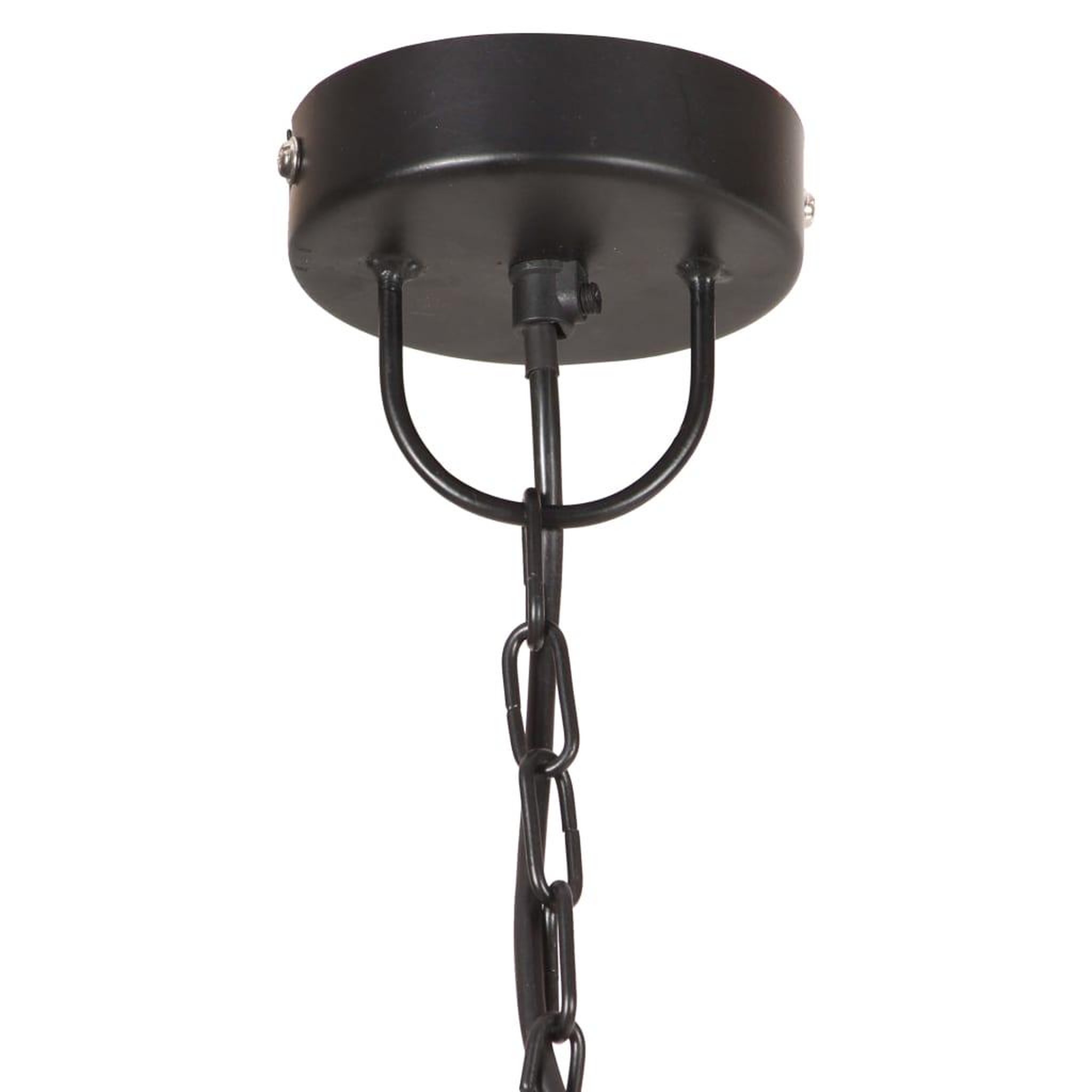 Voir la diapositive 4 : VIDAXL Lampe suspendue industrielle vintage 25 W Noir Rond 31 cm E27