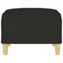 Voir la diapositive 4 : VIDAXL Repose-pied Noir 70x55x41 cm Tissu