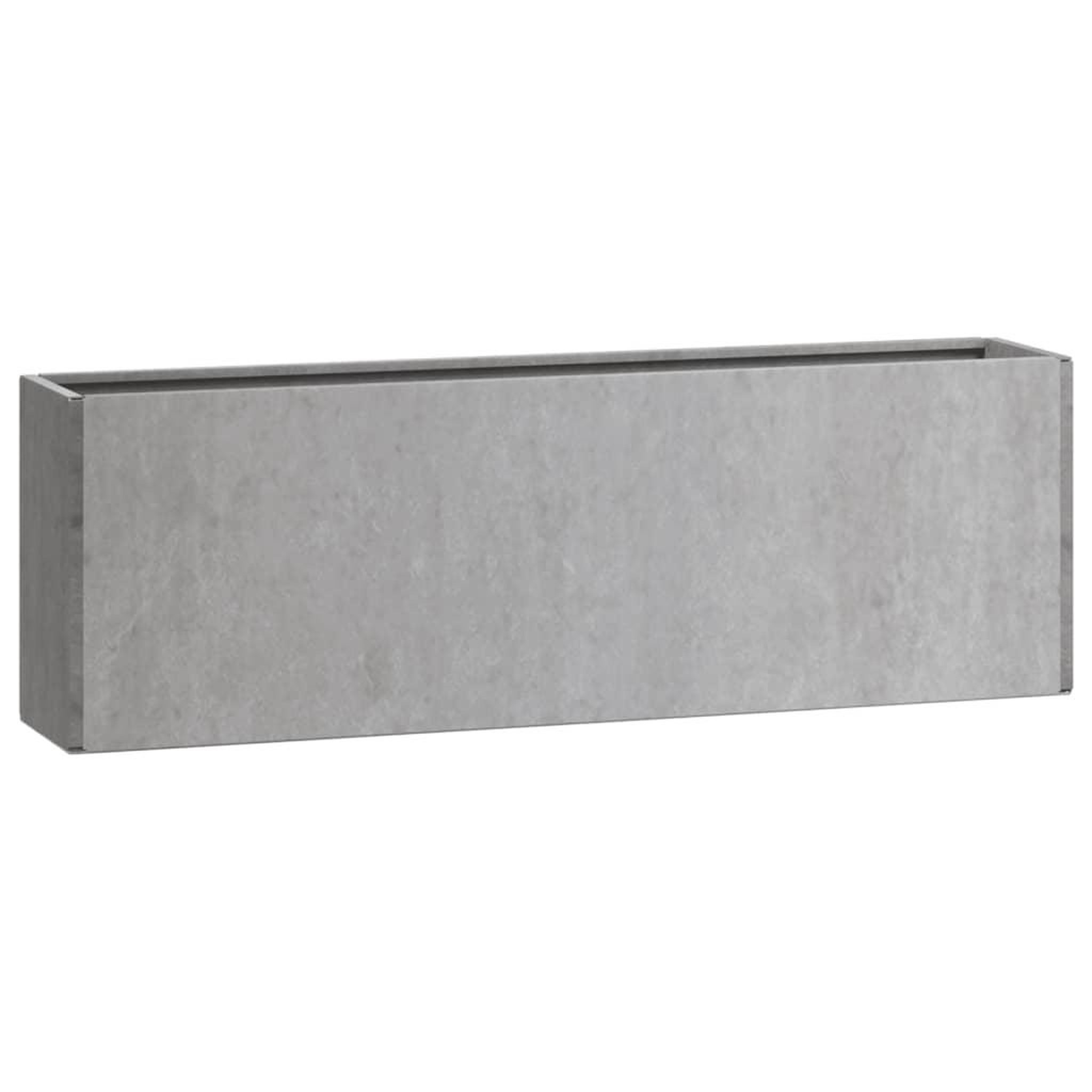 Voir la diapositive 4 : VIDAXL Jardinieres murales 2 pcs rouille acier corten 53x10x17 cm