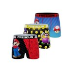 FREEGUN Lot de 3 boxers enfant Super Mario Bros. Coloris disponibles : Rouge