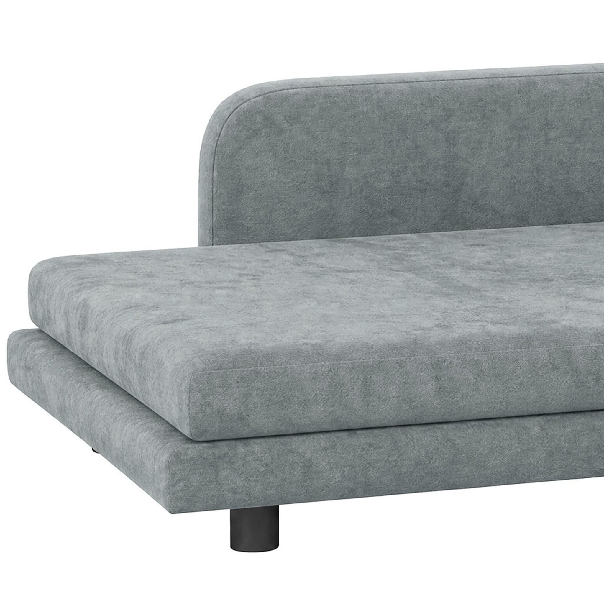Voir la diapositive 5 : PAWHUT Canapé pour chien grande taille design velours grand confort gris