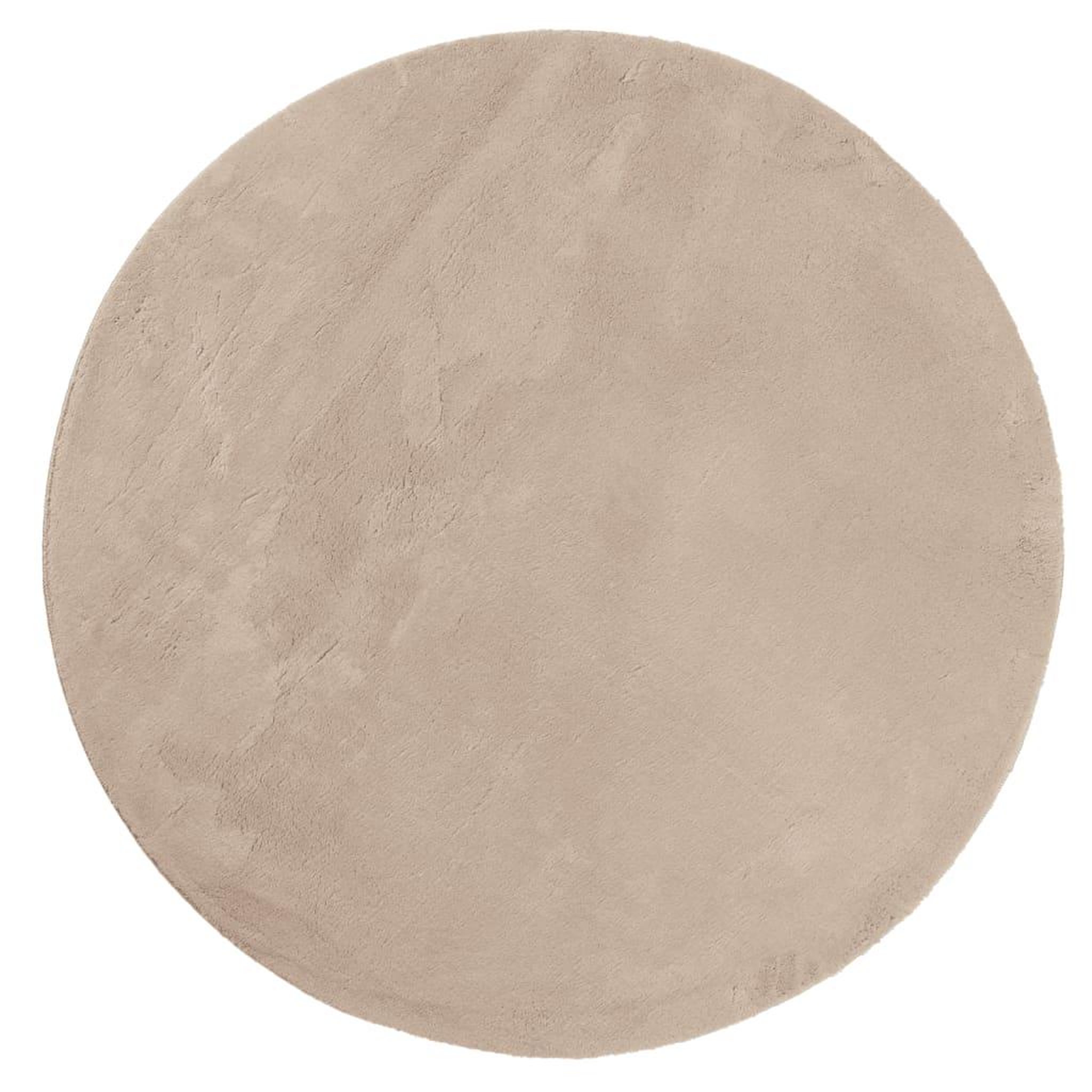 Voir la diapositive 2 : VIDAXL Tapis HUARTE a poils courts doux et lavable sable Ø 120 cm