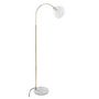 Voir la diapositive 1 : ATMOSPHERA Lampadaire en Verre & Marbre  Laye  150cm Or