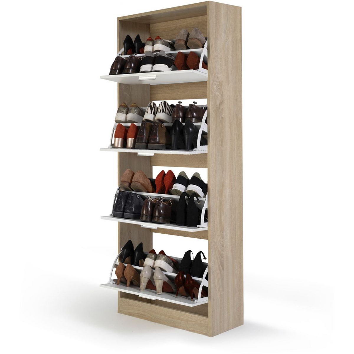 Meuble à chaussures 4 portes L60 cm TOWA