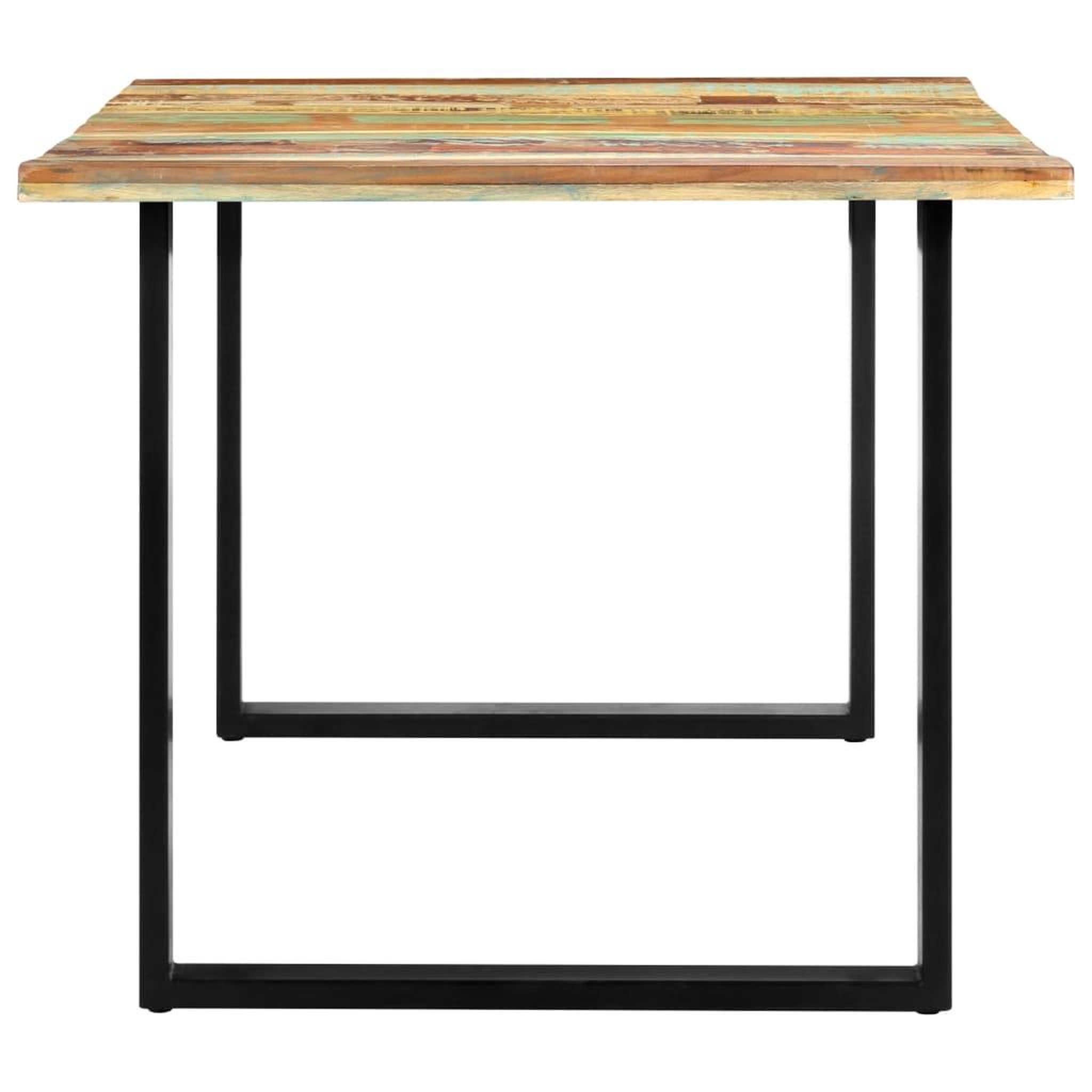 Voir la diapositive 3 : VIDAXL Table a manger 180x90x76 cm Bois de recuperation massif