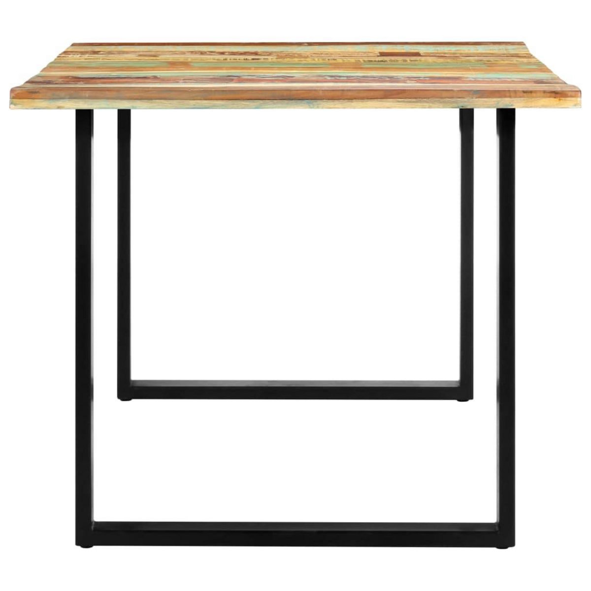 VIDAXL Table a manger 180x90x76 cm Bois de recuperation massif