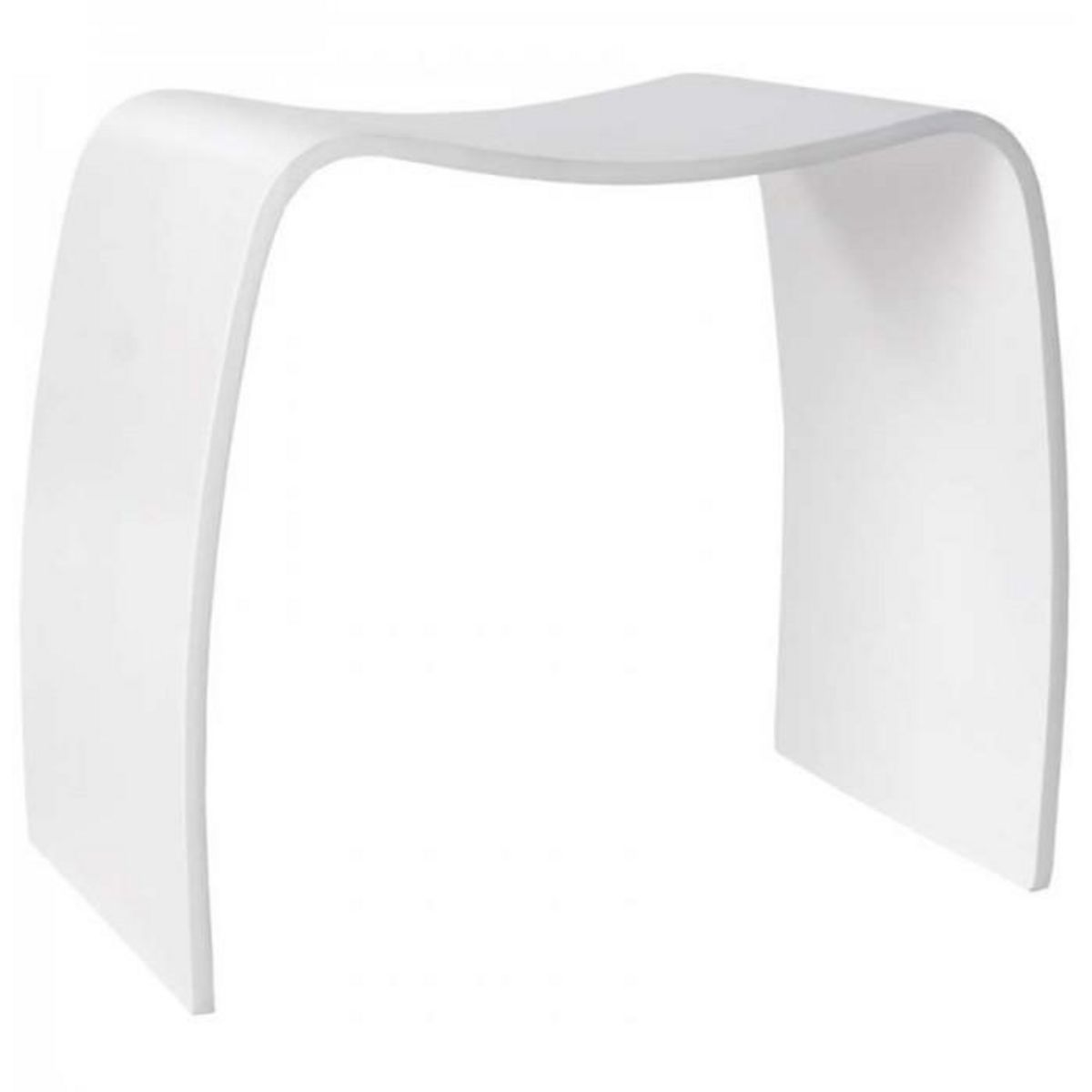 Paris Prix Tabouret Design  Oméga  47cm Blanc