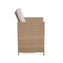 Voir la diapositive 6 : BEST MOBILIER Fira – salon de jardin encastrable en résine tressée beige - 10 places - coussins beige + housse de protection