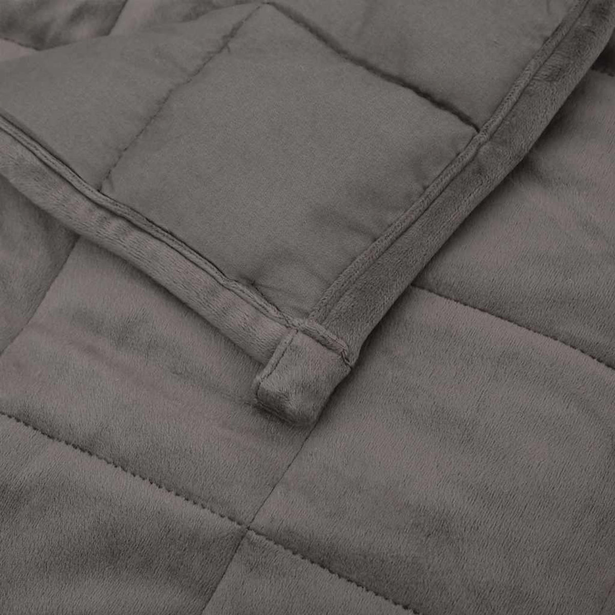 VIDAXL Couverture lestee Gris 200x200 cm 13 kg Tissu