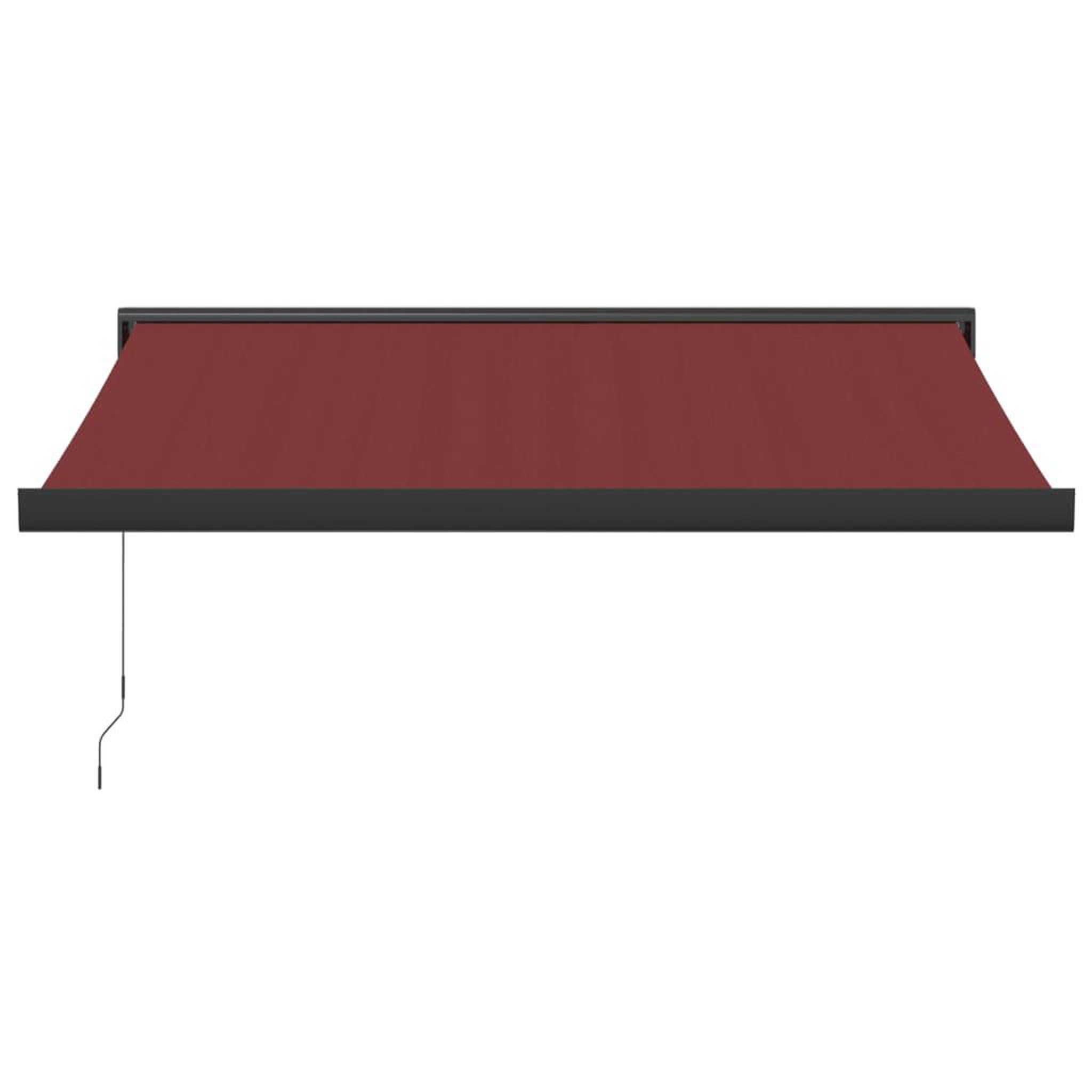 Voir la diapositive 3 : VIDAXL Auvent manuel retractable bordeaux 300x250 cm