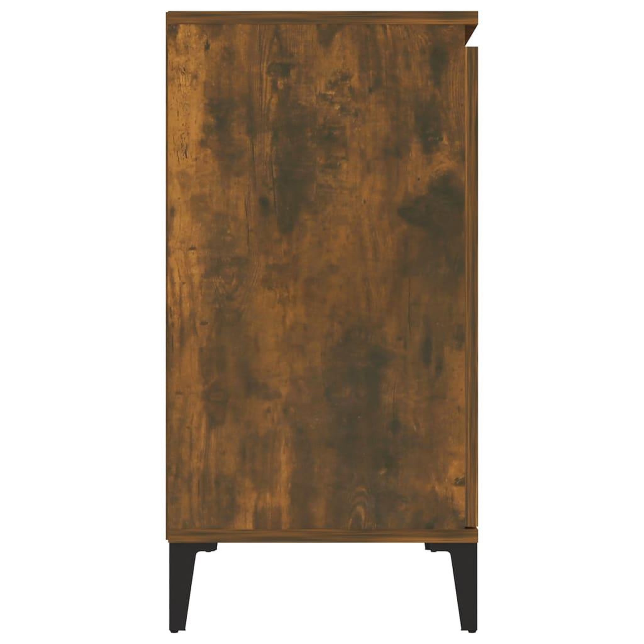 Voir la diapositive 4 : VIDAXL Buffet Chene fume 104x35x70 cm Bois d'ingenierie