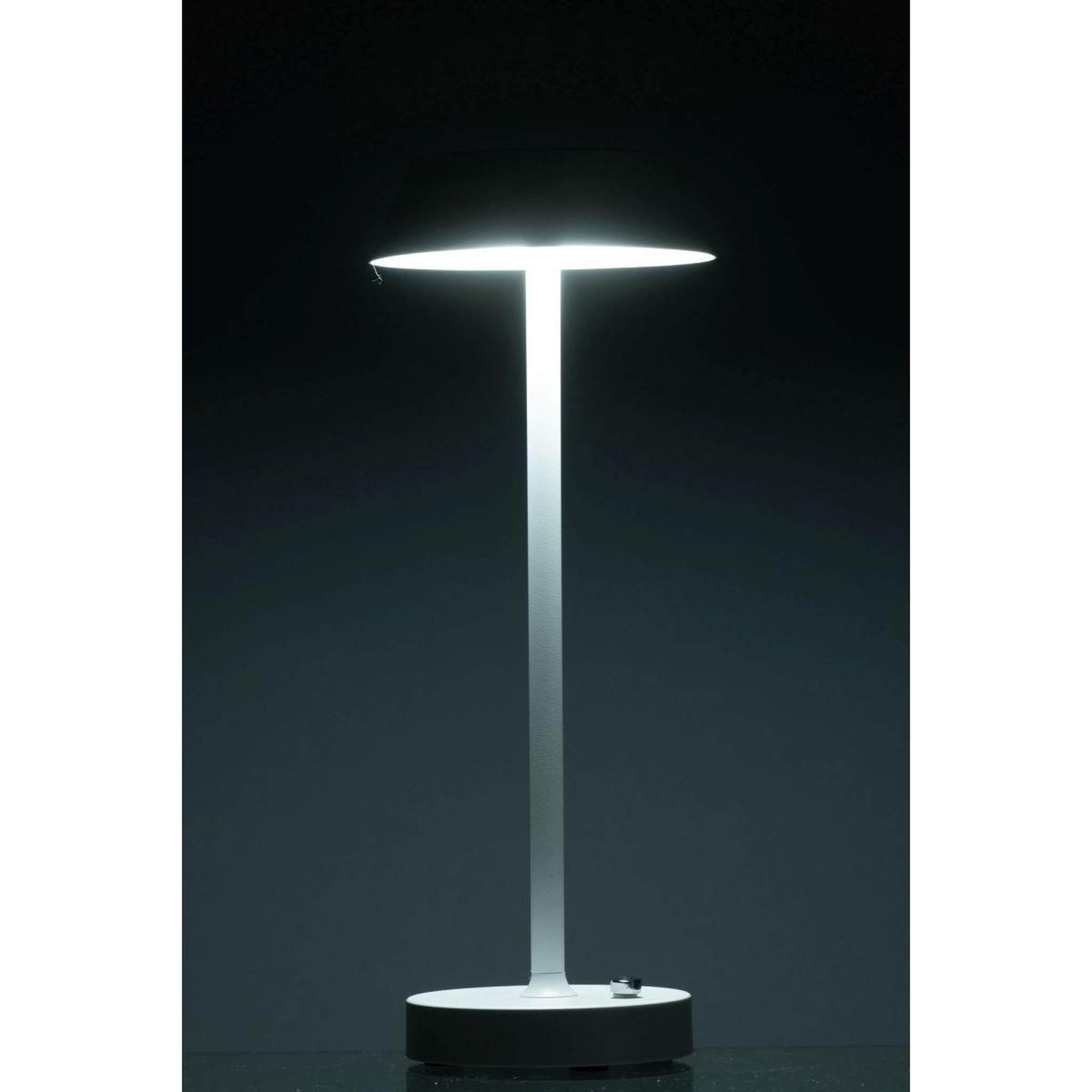 Voir la diapositive 5 : J-LINE Lampe à poser à led  noé  31cm blanc