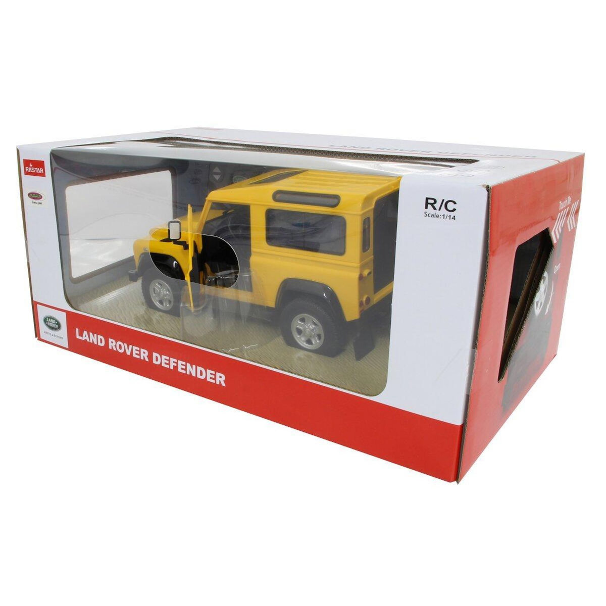 Jamara Voiture télécommandée Land Rover Defender 1:14 jaune 2,4GHz