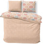 Voir la diapositive 3 : COTE DECO Parure de lit Alameda - Microfibre 72 g/m² - 220 x 240 cm - Nude