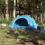 Voir la diapositive 3 : VIDAXL Tente de camping 4 personnes bleu liberation rapide