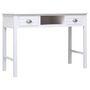 Voir la diapositive 2 : VIDAXL Buffet Blanc 108x45x76 cm Bois de Paulownia massif