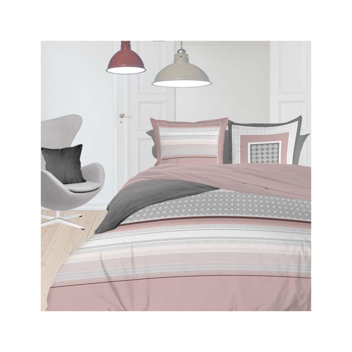 ACTUEL Couette chaude en coton 57 fils 400g/m² pas cher 