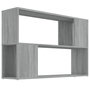 Voir la diapositive 2 : VIDAXL Bibliotheque Sonoma gris 100x24x63 cm Bois d'ingenierie