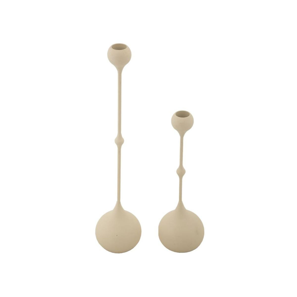 Paris Prix Lot de 2 Chandeliers  Slimmy  37cm Crème