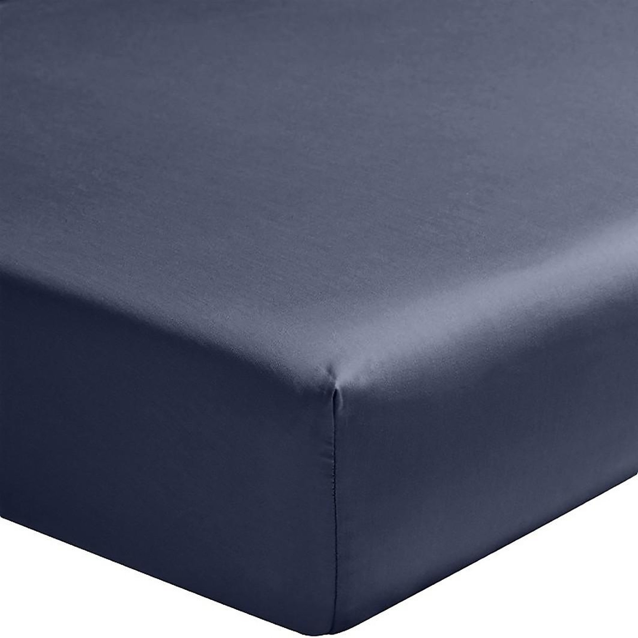 Home collection Drap housse 100%satin de coton 70 fils. Coloris disponibles : Bleu