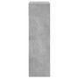 Voir la diapositive 6 : VIDAXL Armoire à chaussures gris béton 60x34x116 cm bois d ingénierie