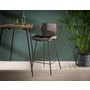 Voir la diapositive 3 : LISA DESIGN Basti - lot de 4 tabourets de bar - en velours gris