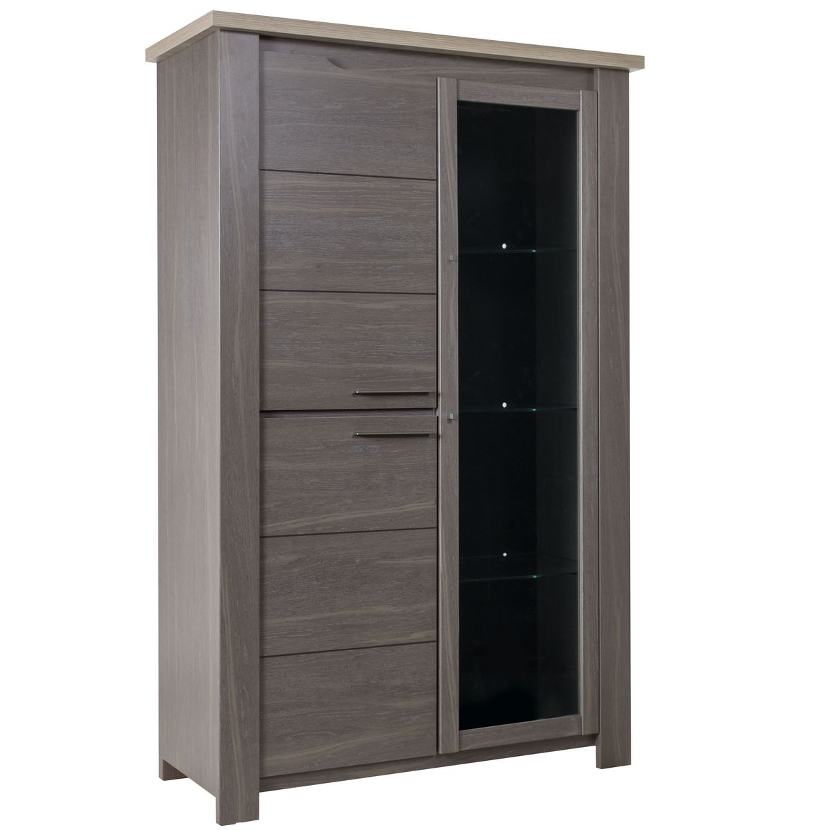 GAMI Argentier 3 portes dont 1 vitrée L116cm FLORENCE