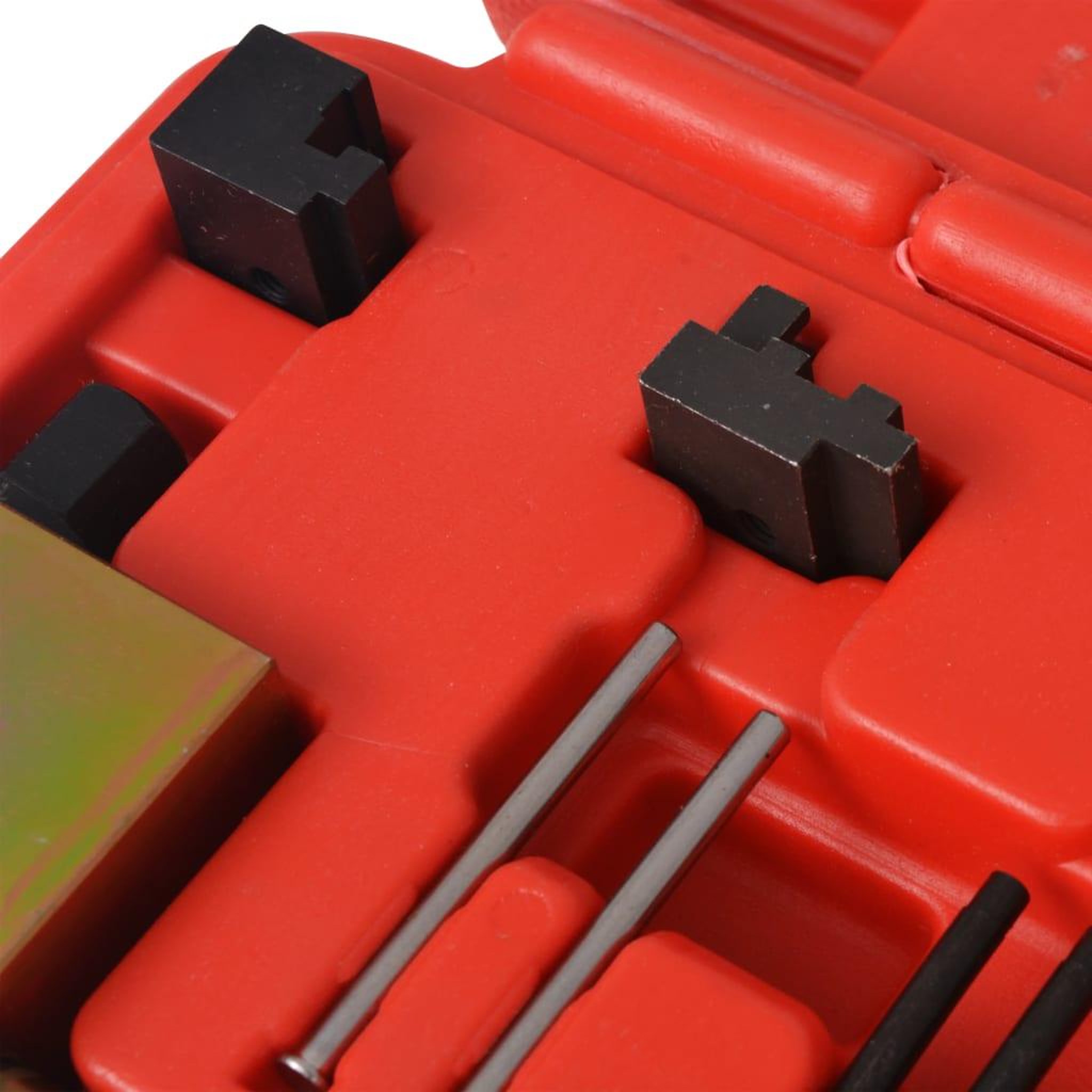 Voir la diapositive 3 : VIDAXL Kit d'outils de rivetage de chaînes de distribution mercedes