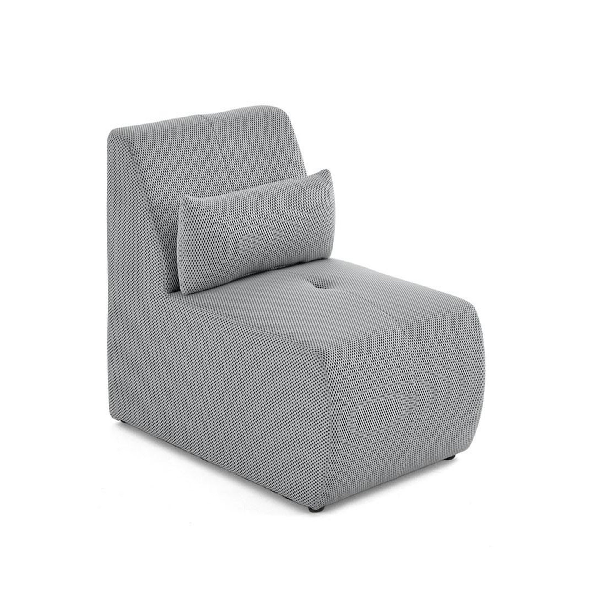 Voir la diapositive 2 : LISA DESIGN Onyx - fauteuil sans accoudoirs - en tissu mailles 3d