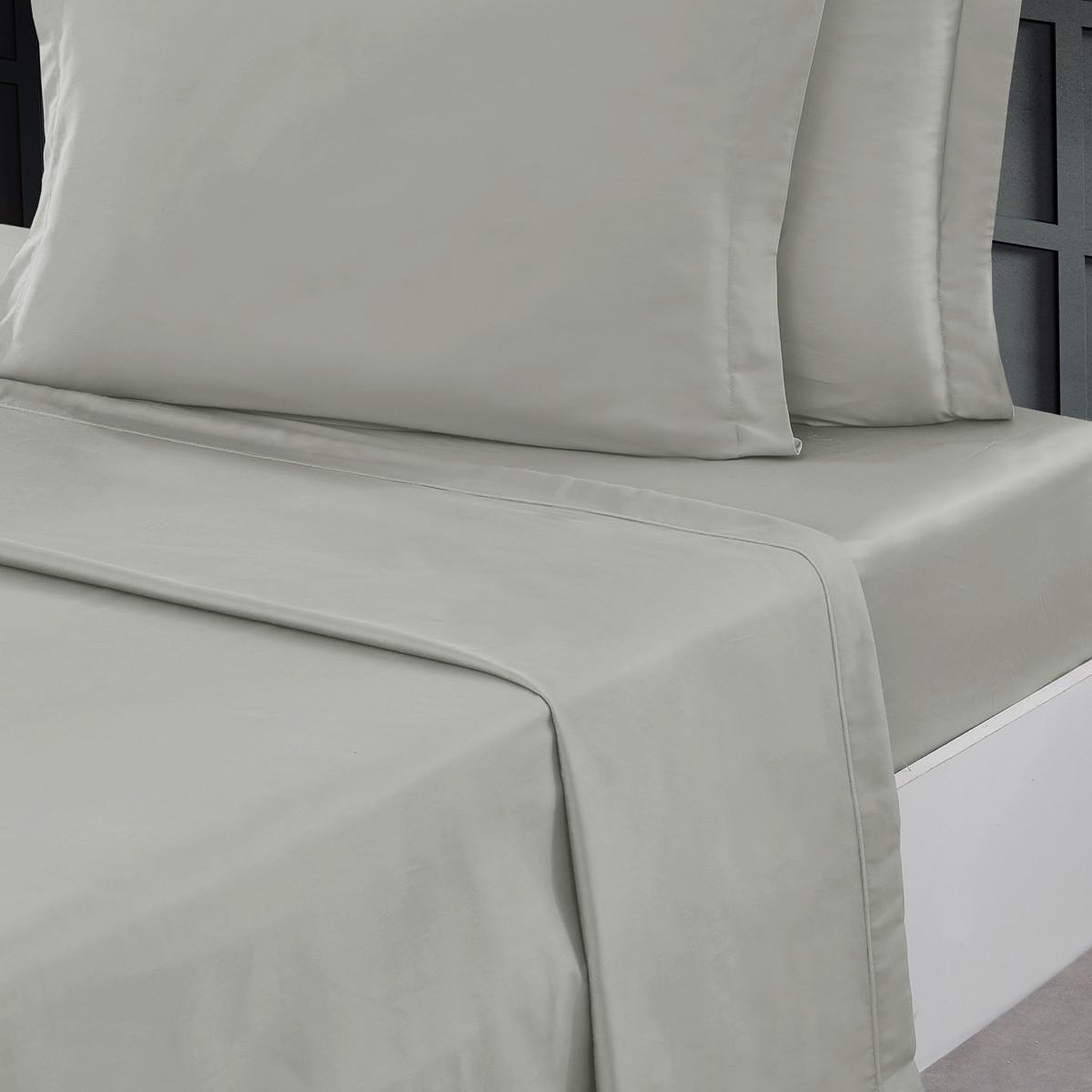 Voir la diapositive 1 : Sensei Maison Drap plat en percale de coton SOFT PERCALE