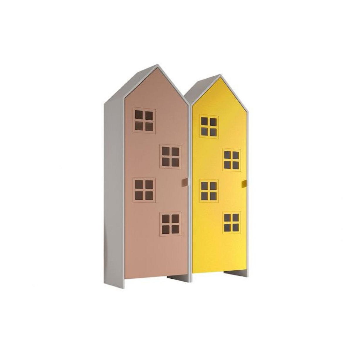 Vipack Combinaison D'armoires 2 Parties Casami Bruges rose jaune