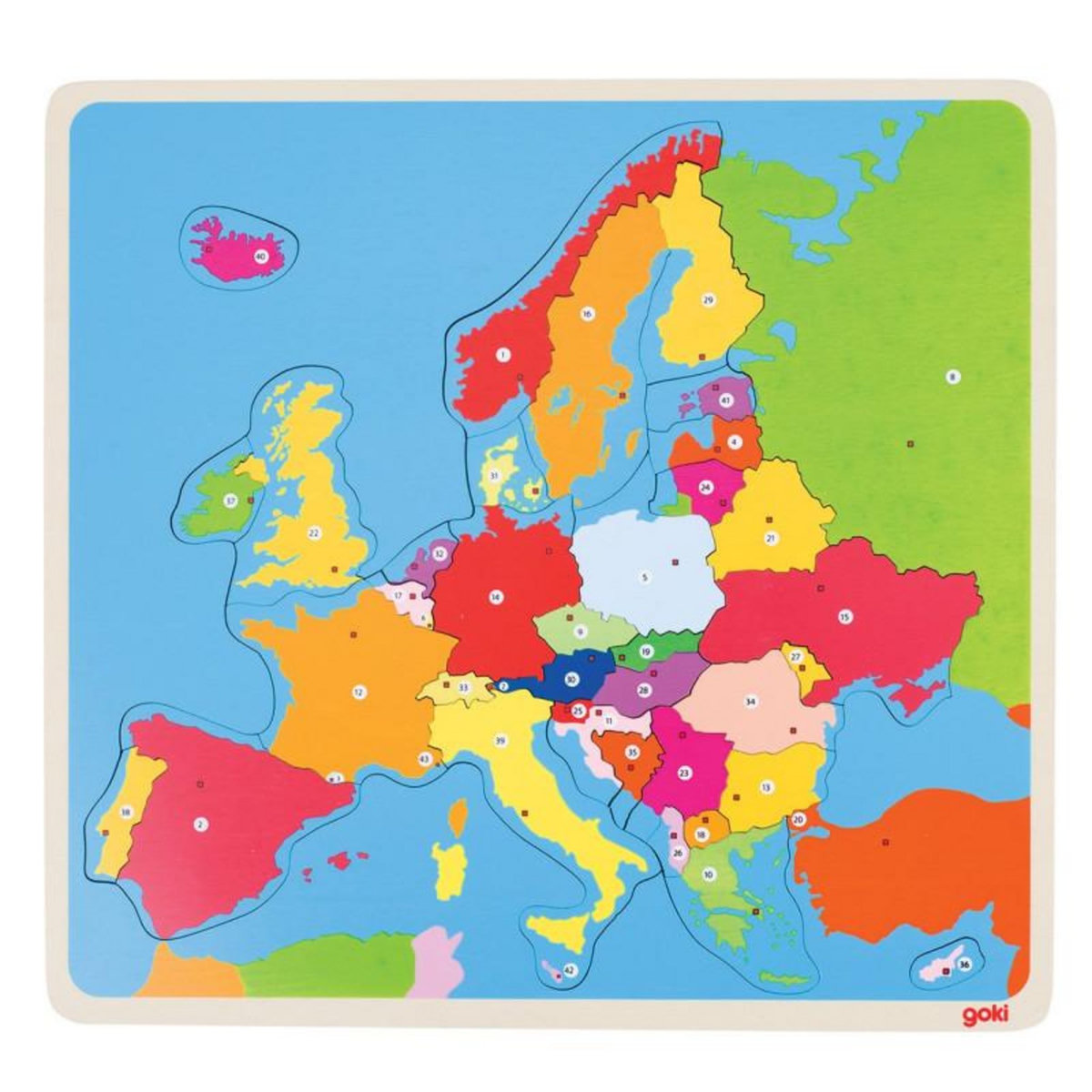 Goki GOKI Wooden Puzzle Europe