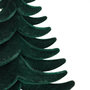 Voir la diapositive 2 : ATMOSPHERA Sujet de Noël Sapin  Velours  14cm Vert
