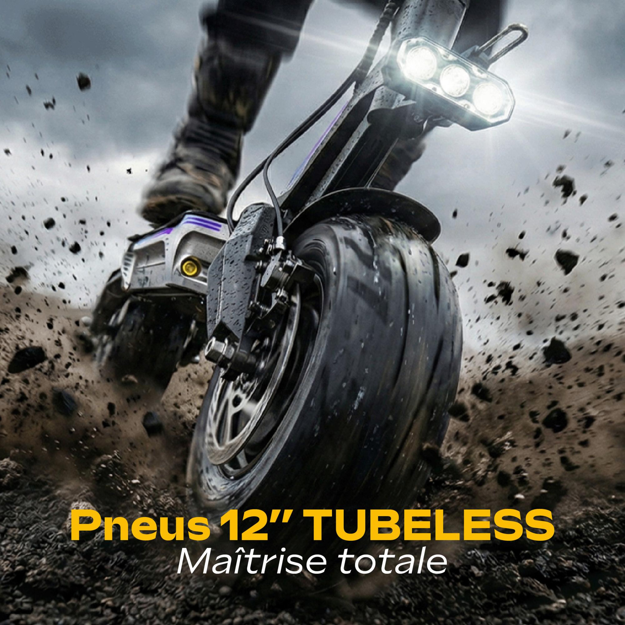 Voir la diapositive 4 : URBANGLIDE Trottinette électrique adulte urbanglide eon x – autonomie 140km – batterie 60v/30ah – pneus 12  tubeless – double moteur – poids 40,5kg
