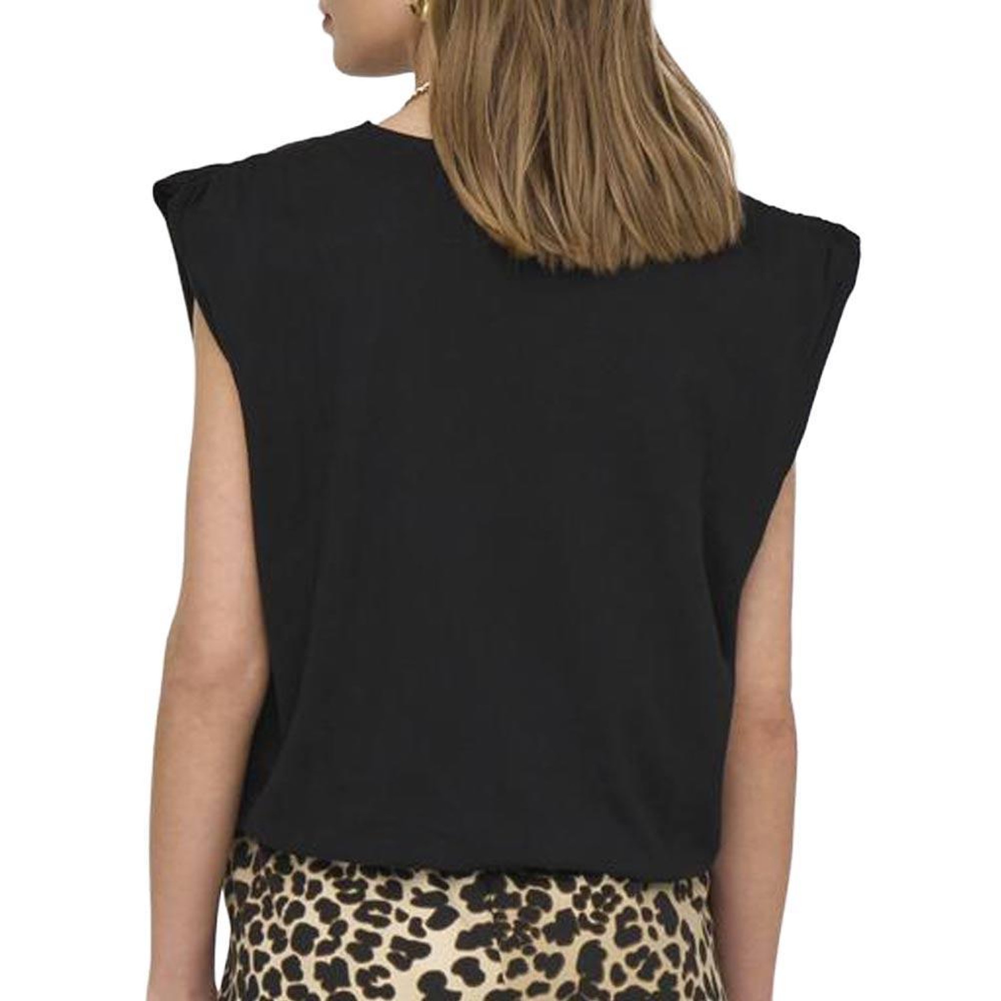 Voir la diapositive 2 : JACQUELINE DE YONG T-Shirt Noir Femme JDY Mara