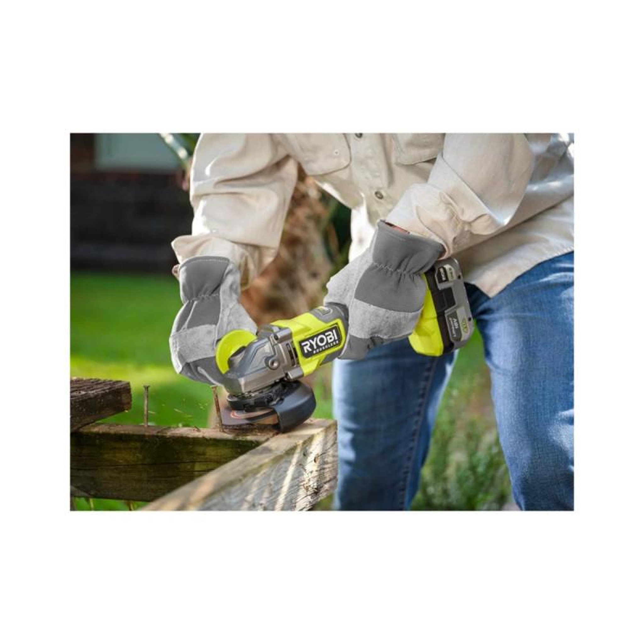 Voir la diapositive 3 : Ryobi Meuleuse d'angle Brushless 18V RYOBI - 125mm - Sans batterie ni chargeur - RAG18BL-0