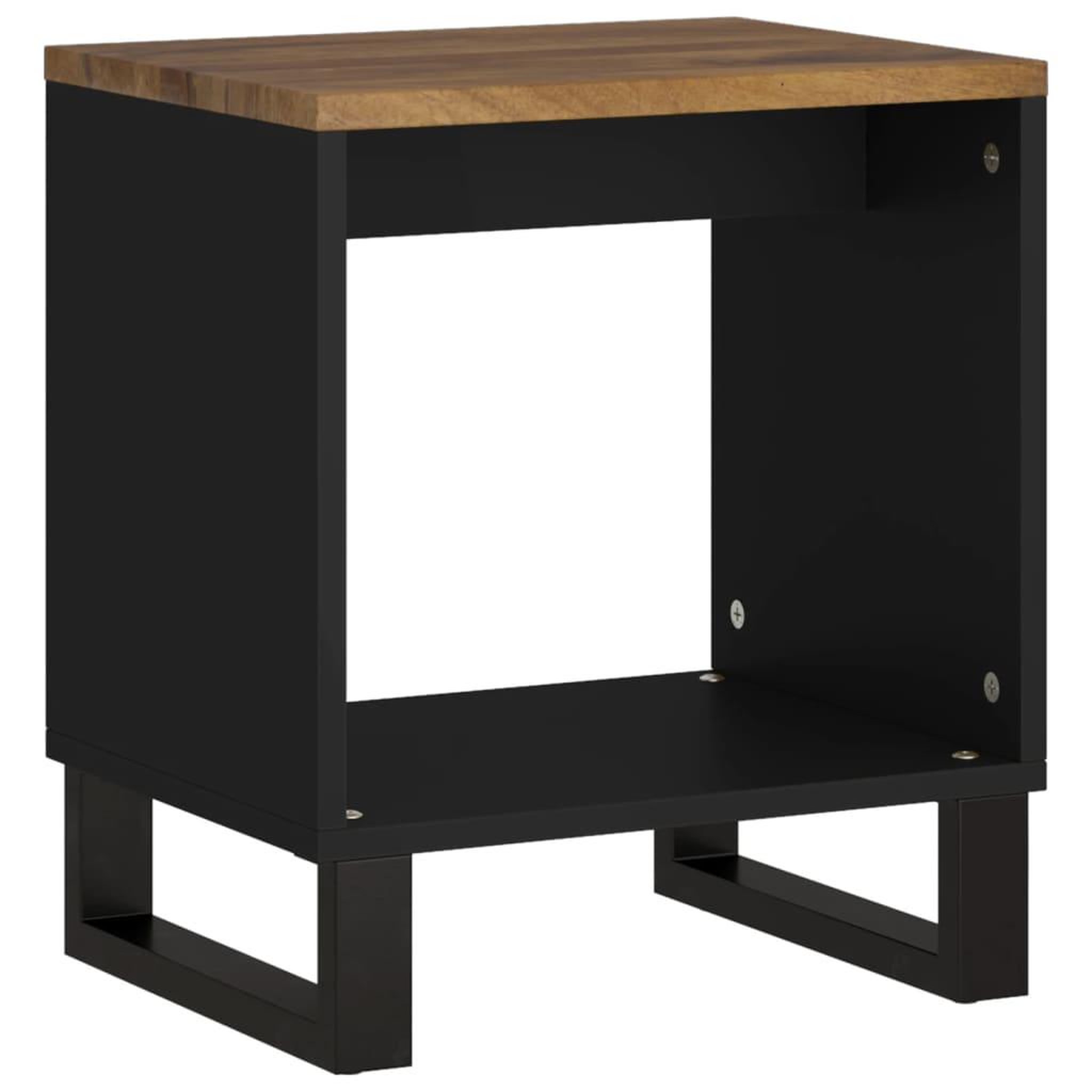 Voir la diapositive 2 : VIDAXL Table basse 40x31x46 cm Bois de manguier solide et d'ingenierie