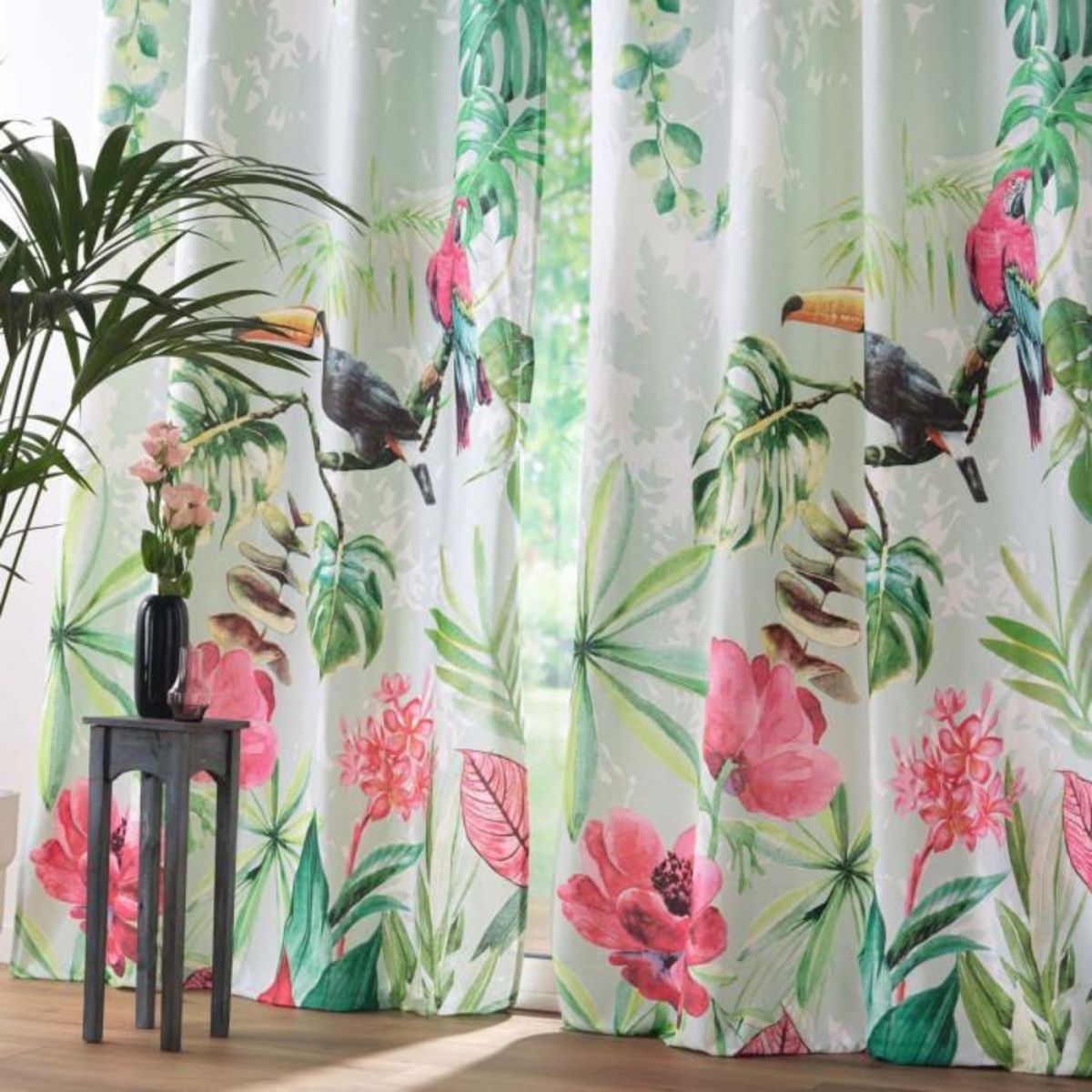 Paris Prix Rideau à Œillets  Louisiane  140x260cm Multicolore