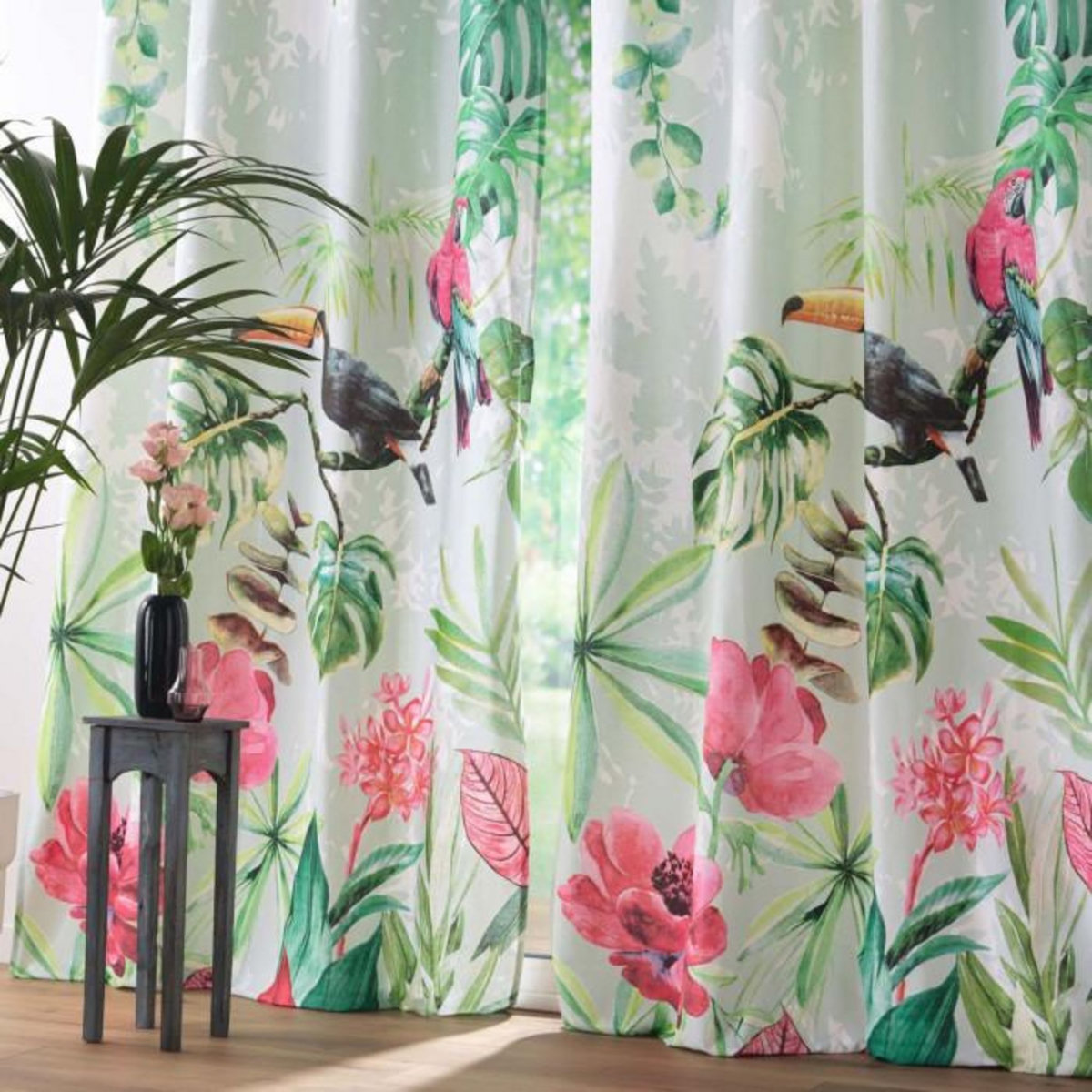 Paris Prix Rideau à Œillets  Louisiane  140x260cm Multicolore