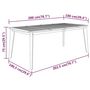 Voir la diapositive 5 : VIDAXL Table de jardin 200x100x75 cm Bois d'acacia solide