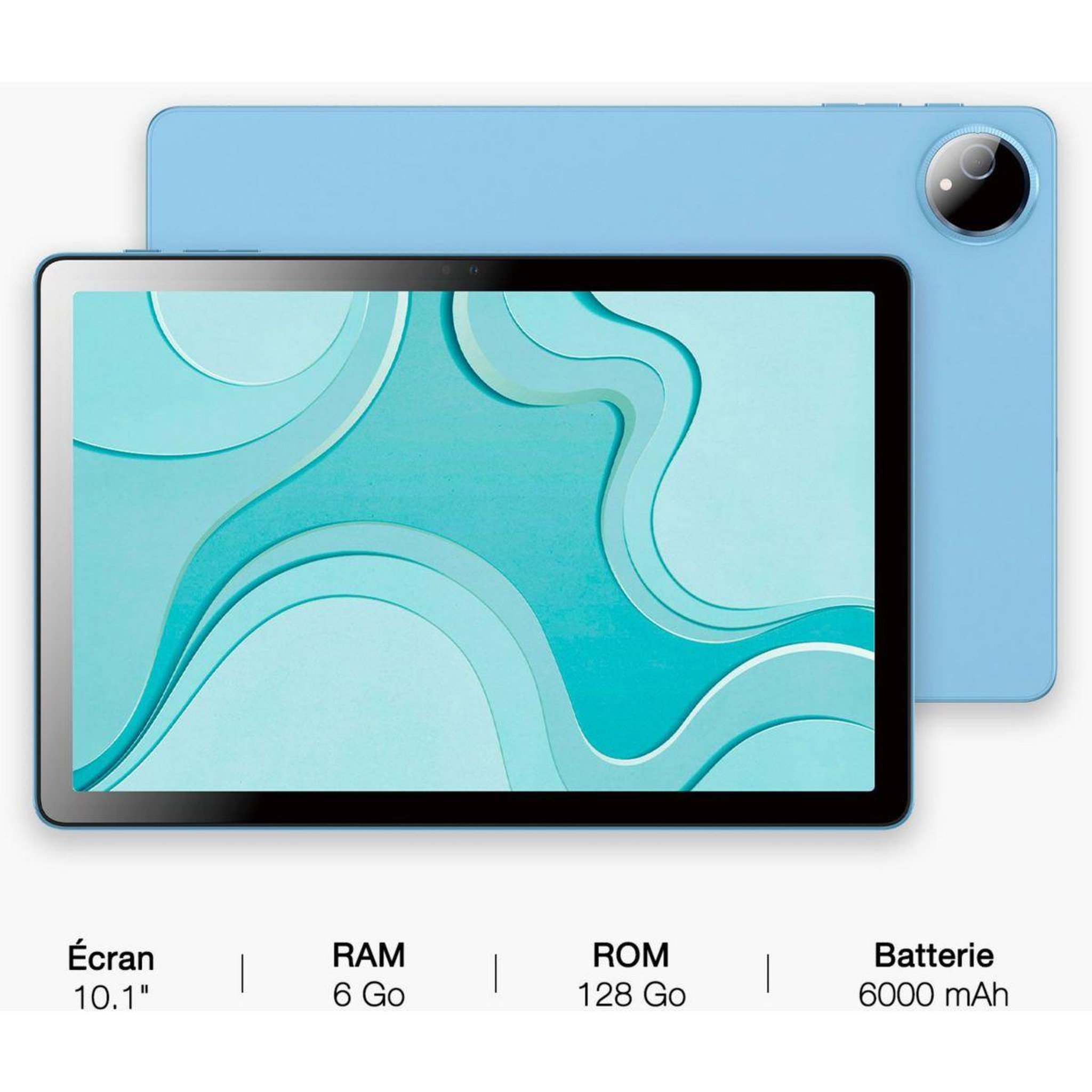 Voir la diapositive 2 : Logicom Tablette android tab fold 10 bleu 128go