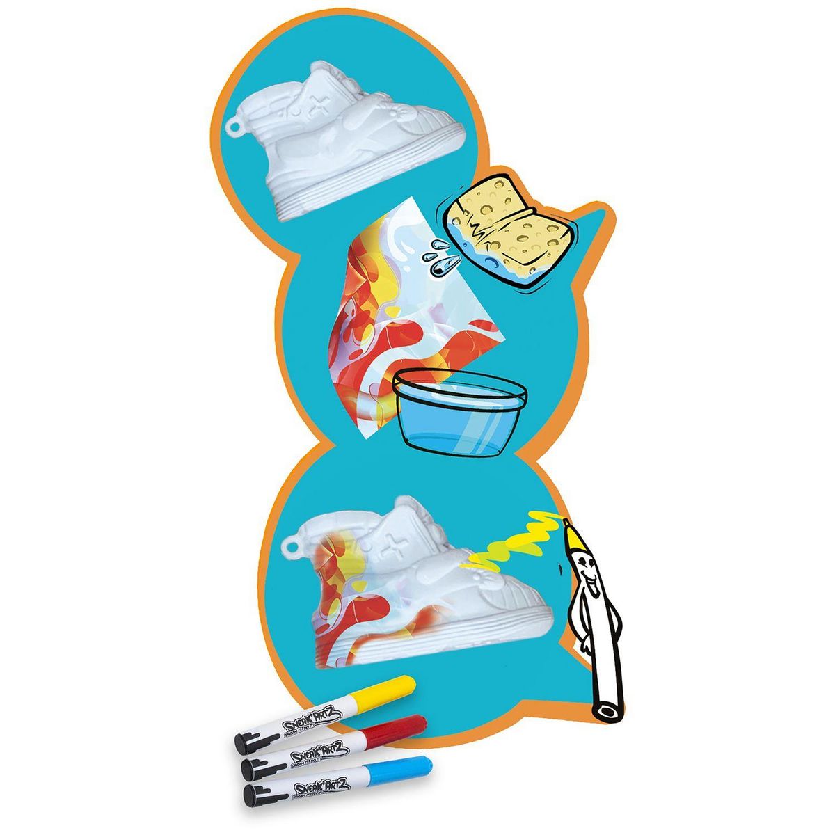 SPLASH TOYS Peinture - Sneak'Artz coffret Deluxe