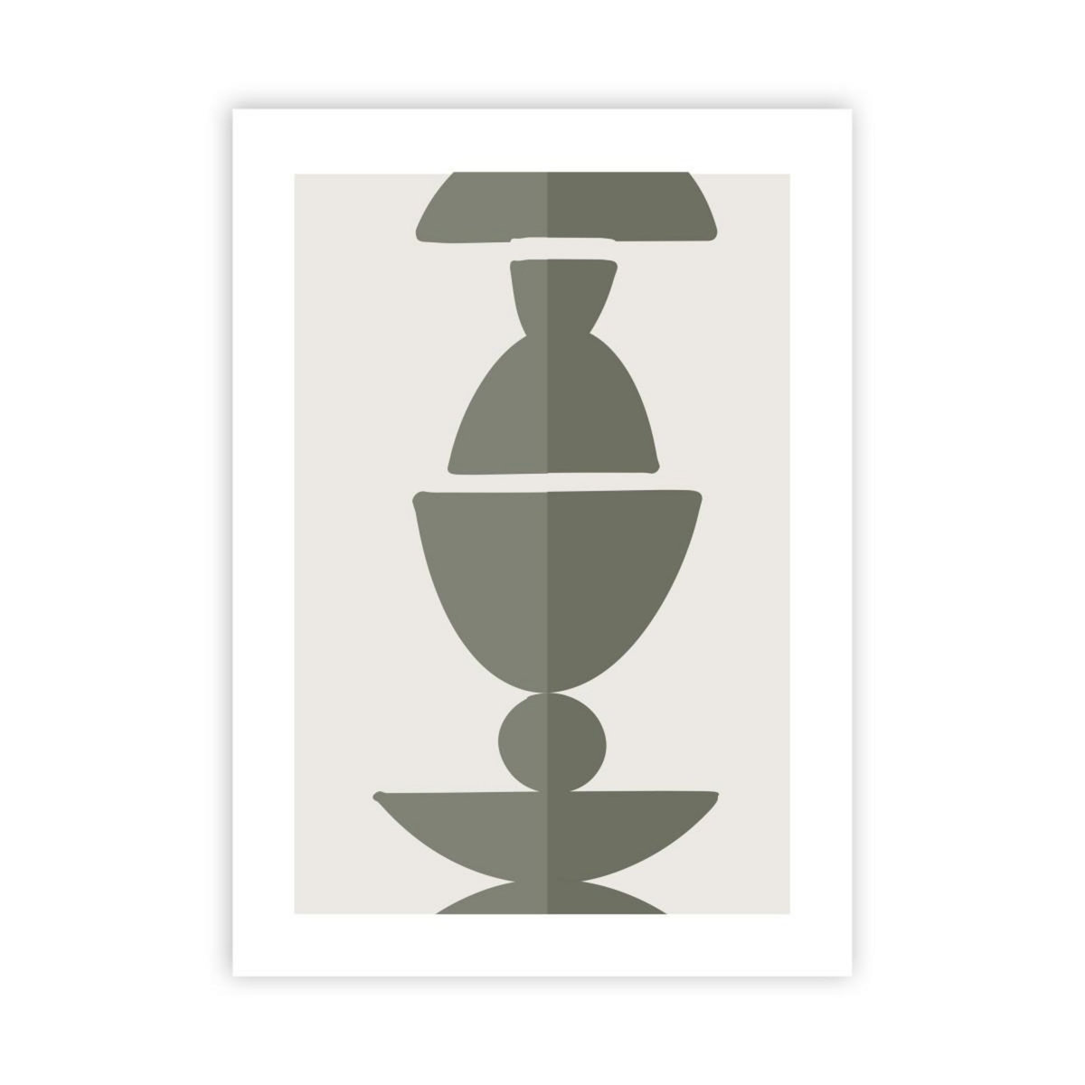 FUTURE HOME Affiche papier imprimé abstrait sans cadre