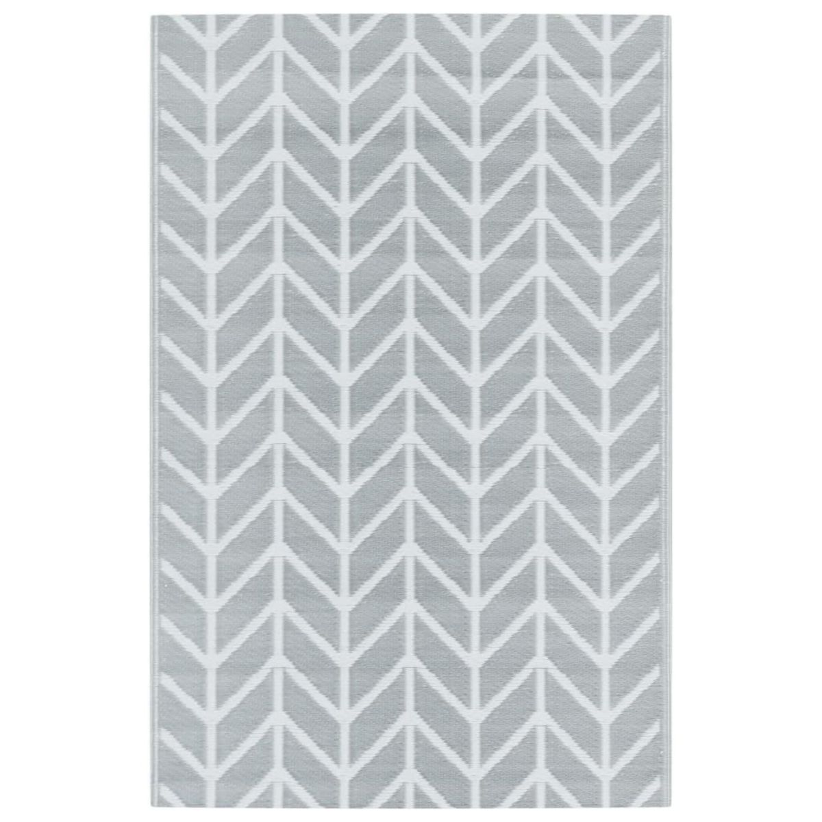 VIDAXL Tapis d'exterieur ARAKIL Gris 190x290 cm PP