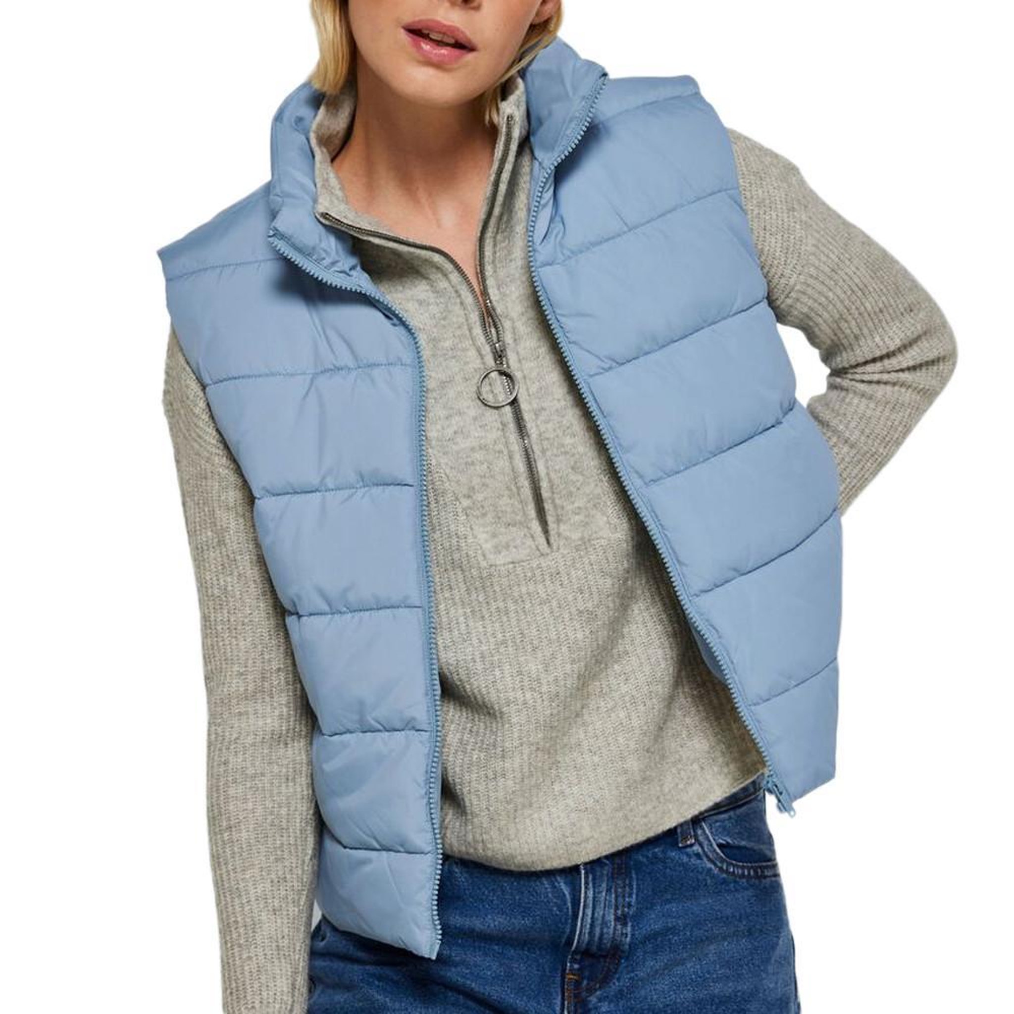 NOISY MAY Doudoune sans manche bleu femme noisy may marcus. Coloris disponibles : Bleu